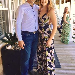 Strappy ankle-length dress